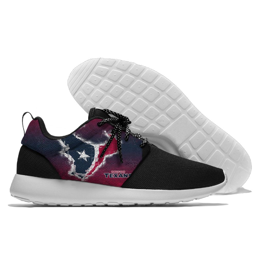 Men's NFL Houston Texans Roshe Style Lightweight Running Shoes 002 - Click Image to Close